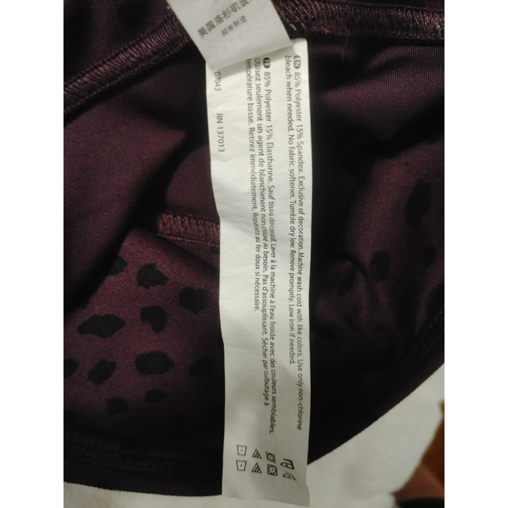 Bundle of 2 Butter Soft Women's Balance Collection Leggings Size M Purple Black - Picture 7 of 11